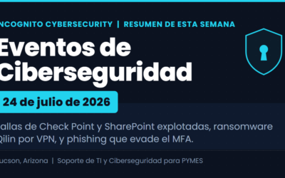 Eventos de Ciberseguridad de esta semana: 24 de julio de 2026