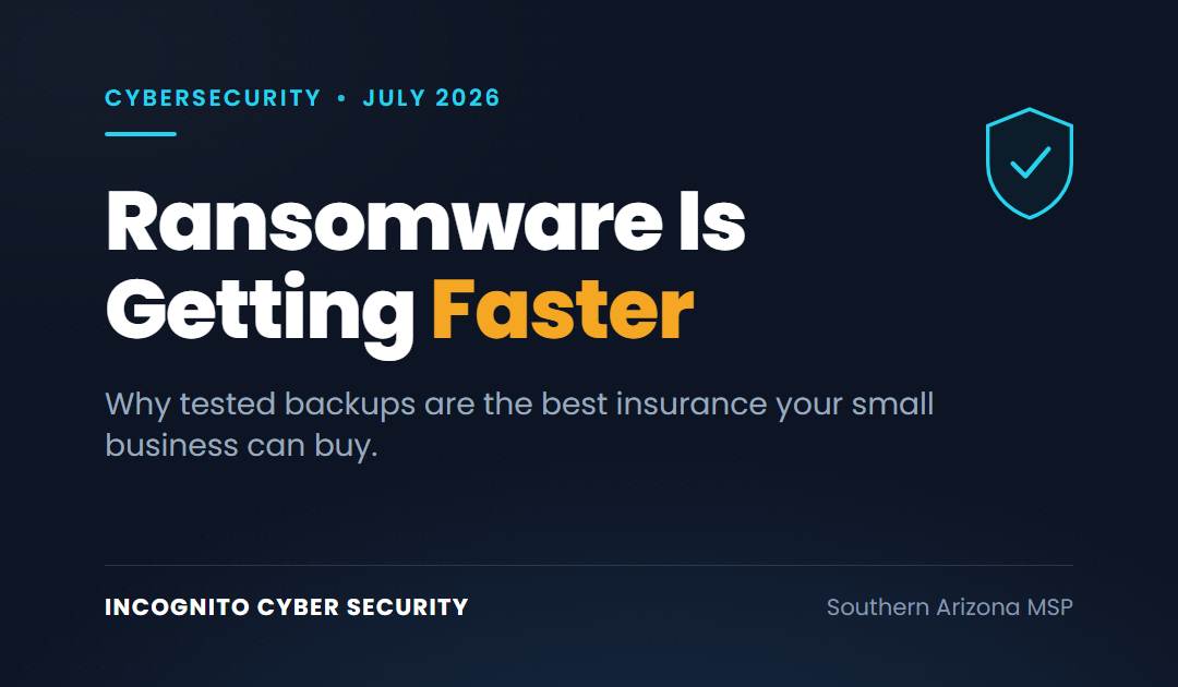 Ransomware Is Getting Faster: Why Your Backups Are the Best Insurance You Can Buy