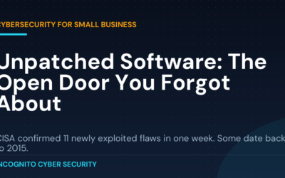 Unpatched Software: The Open Door You Forgot About