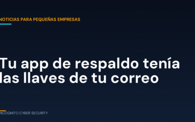 Tu app de respaldo tenía las llaves de tu correo