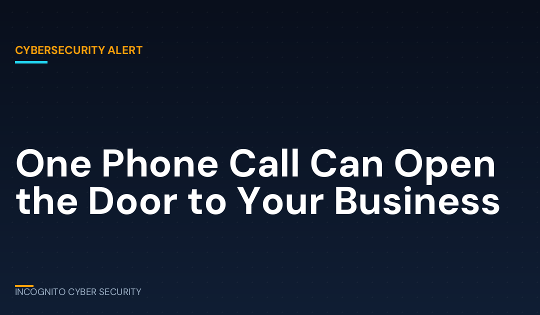 One Phone Call Can Open the Door to Your Business